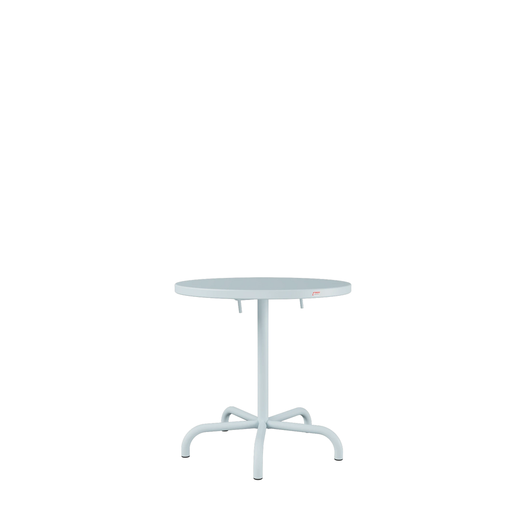 Schaffner Säntis Metalltisch ø72 beschichtet Pastellblau