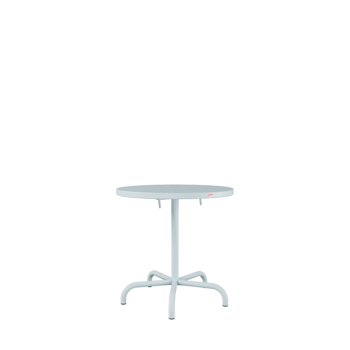 Schaffner Säntis Metalltisch ø72 beschichtet Pastellblau