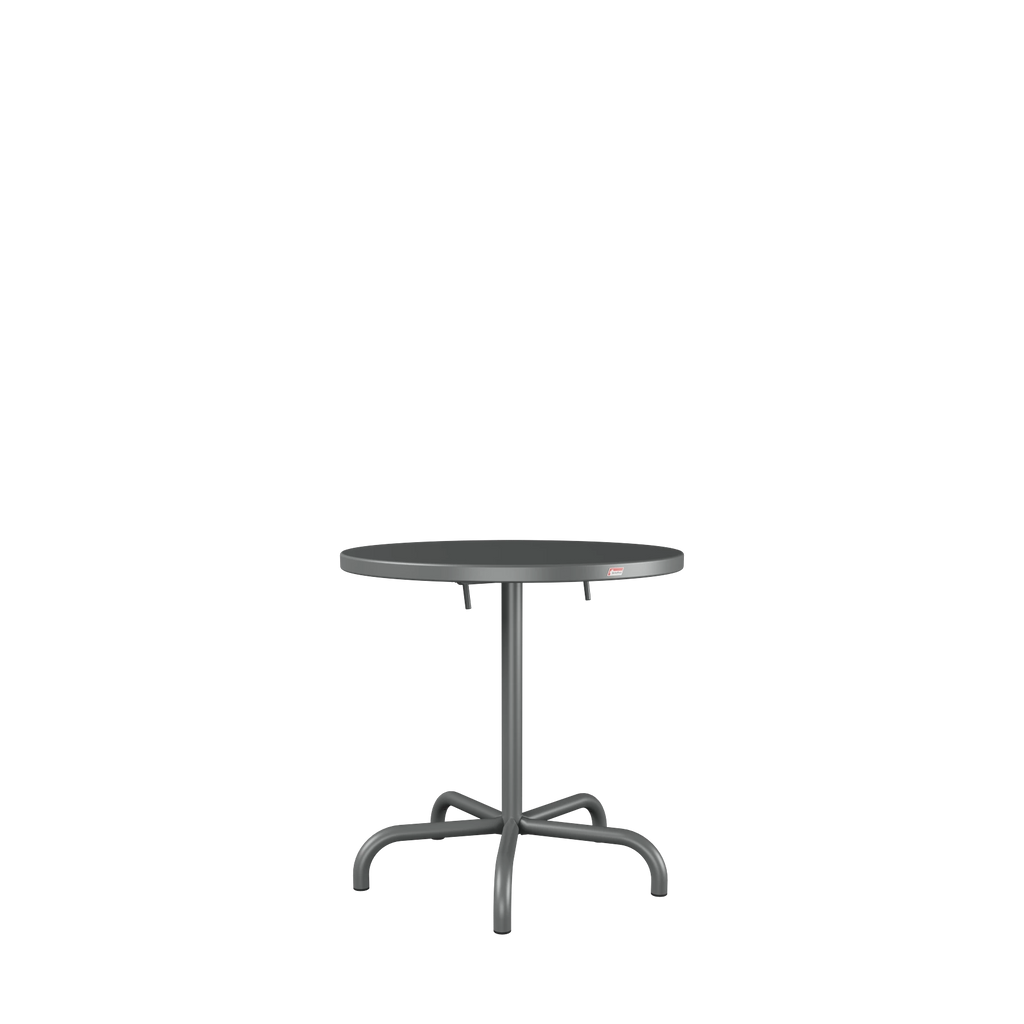 Schaffner Säntis Metalltisch ø72 beschichtet Graphit