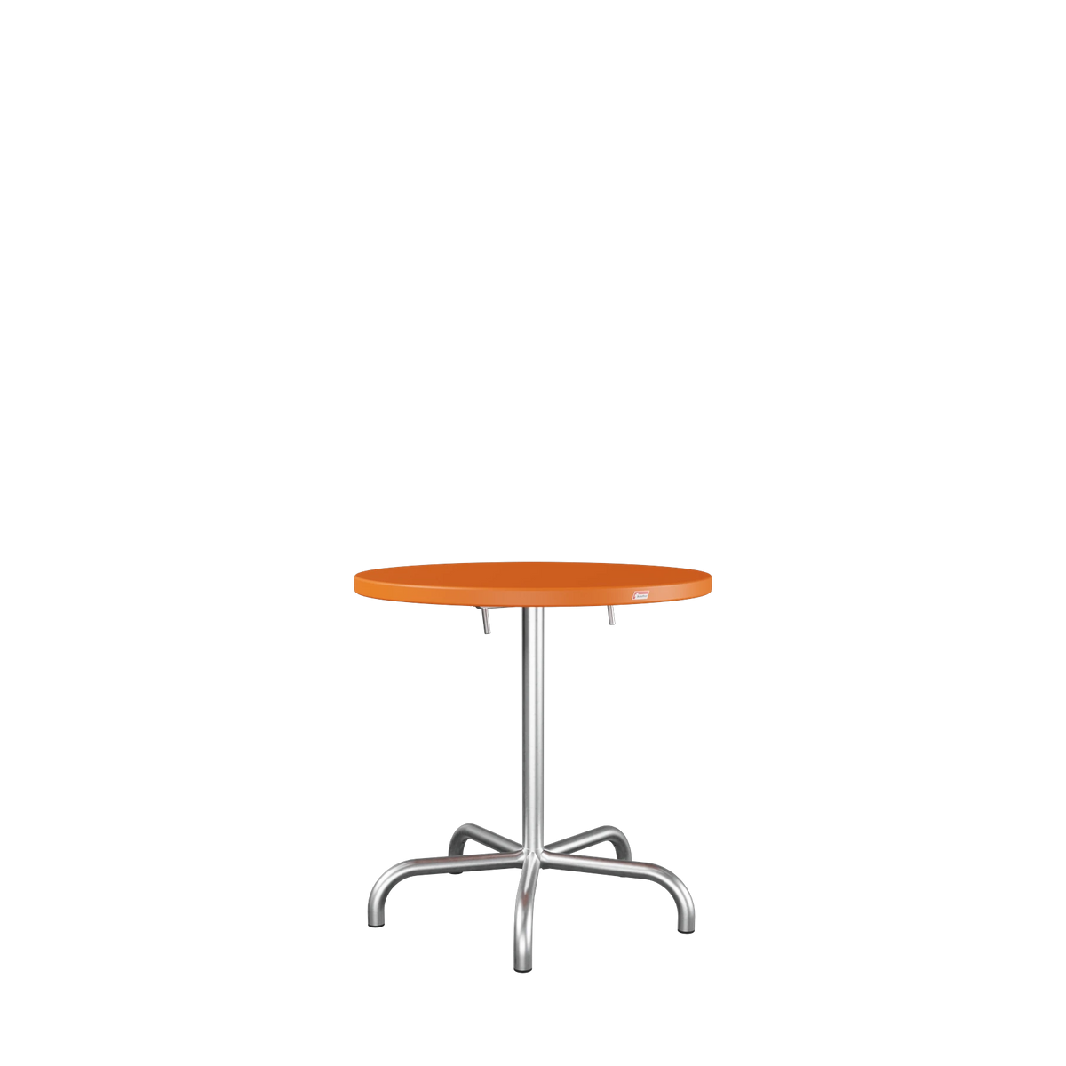 Schaffner Säntis Metalltisch ø72 feuerverzinkt Orange