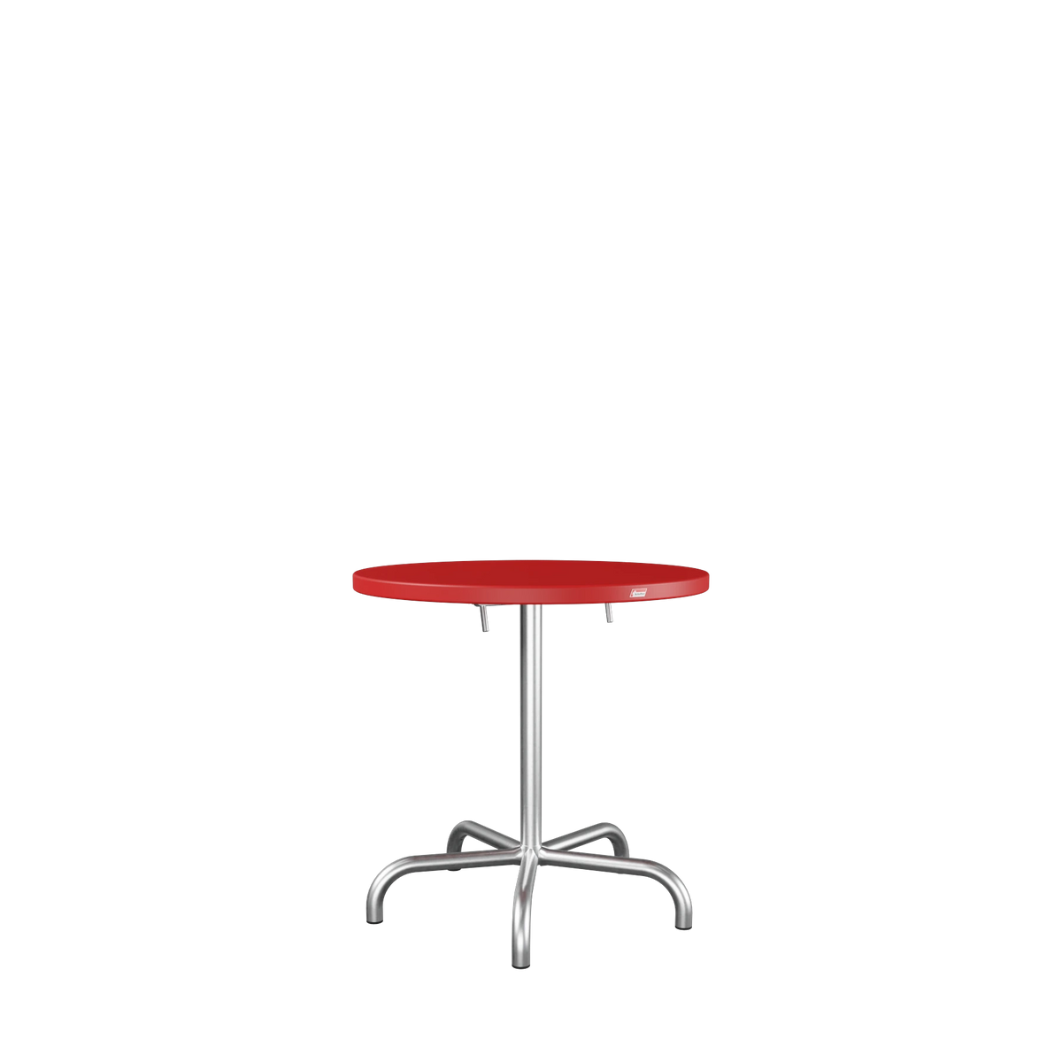 Schaffner Säntis Metalltisch ø72 feuerverzinkt Rot