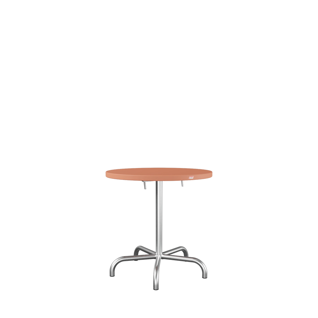 Schaffner Säntis Metalltisch ø72 feuerverzinkt Terracotta