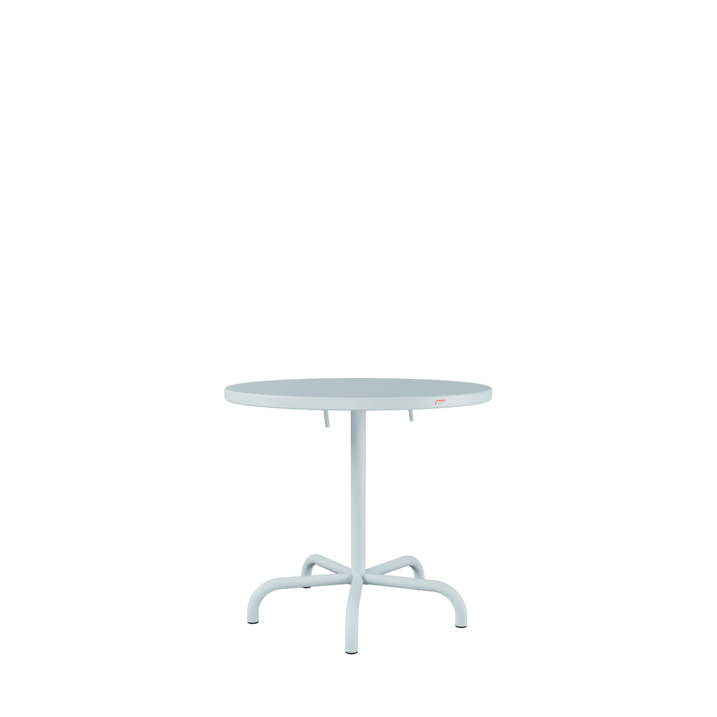 Schaffner Säntis Metalltisch ø80 beschichtet Pastellblau
