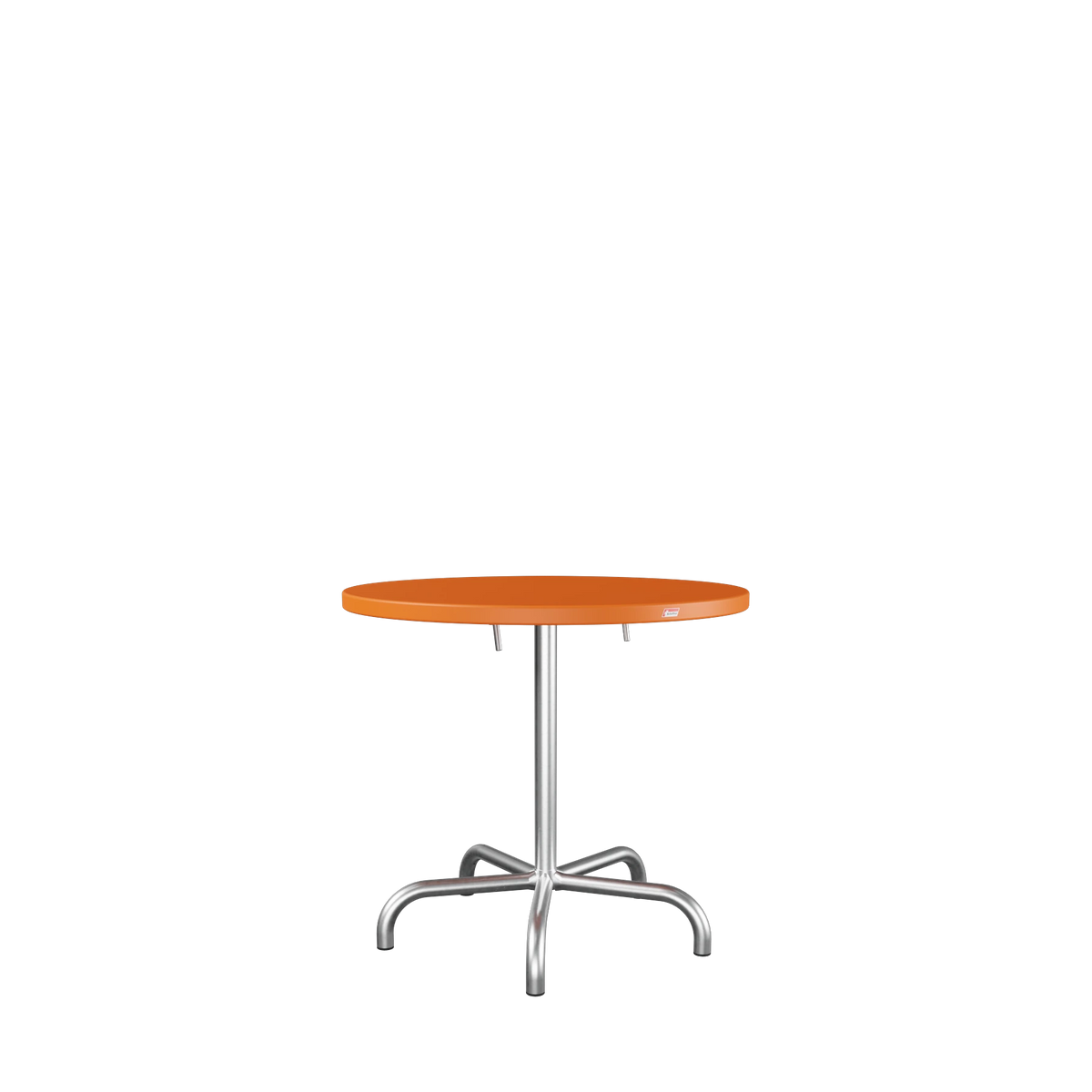 Schaffner Säntis Metalltisch ø80 feuerverzinkt Orange