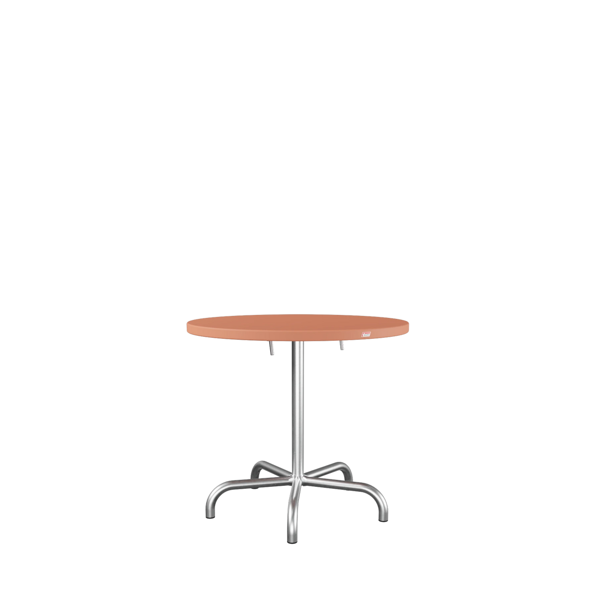 Schaffner Säntis Metalltisch ø80 feuerverzinkt Terracotta
