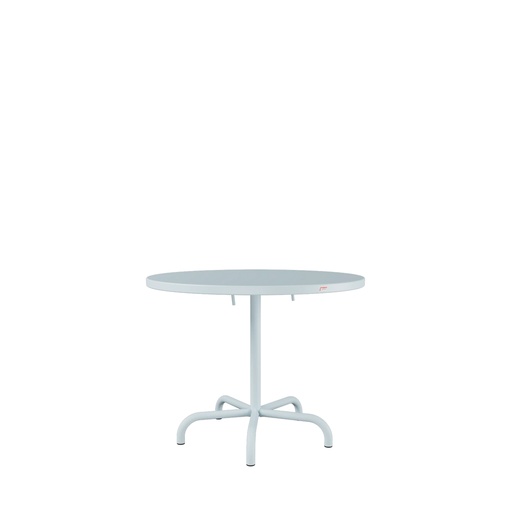 Schaffner Säntis Metalltisch ø92 beschichtet Pastellblau