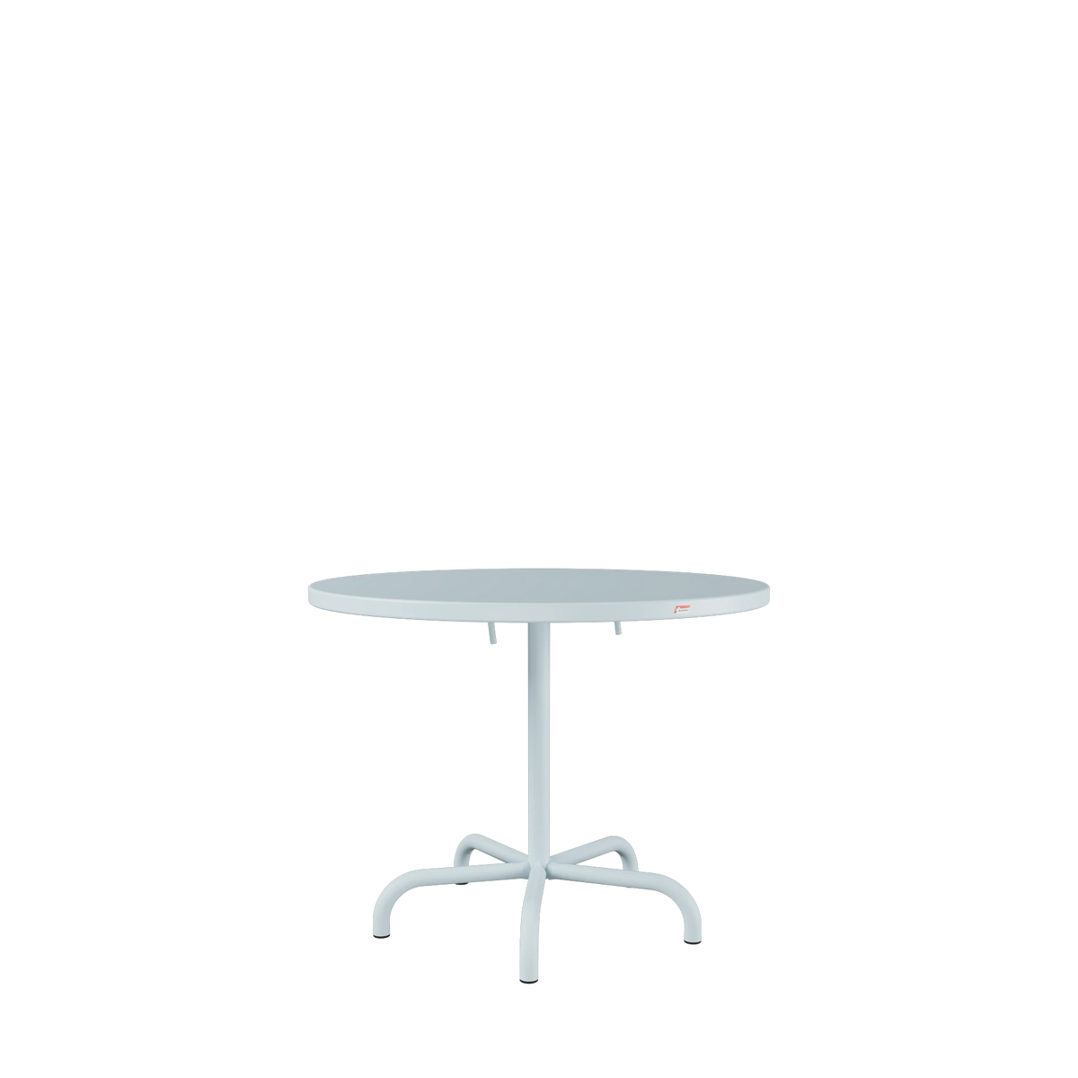 Schaffner Säntis Metalltisch ø92 beschichtet Pastellblau