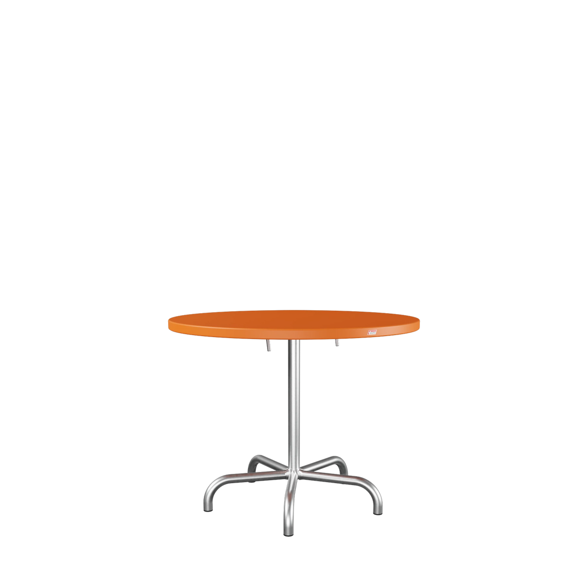 Schaffner Säntis Metalltisch ø92 feuerverzinkt Orange