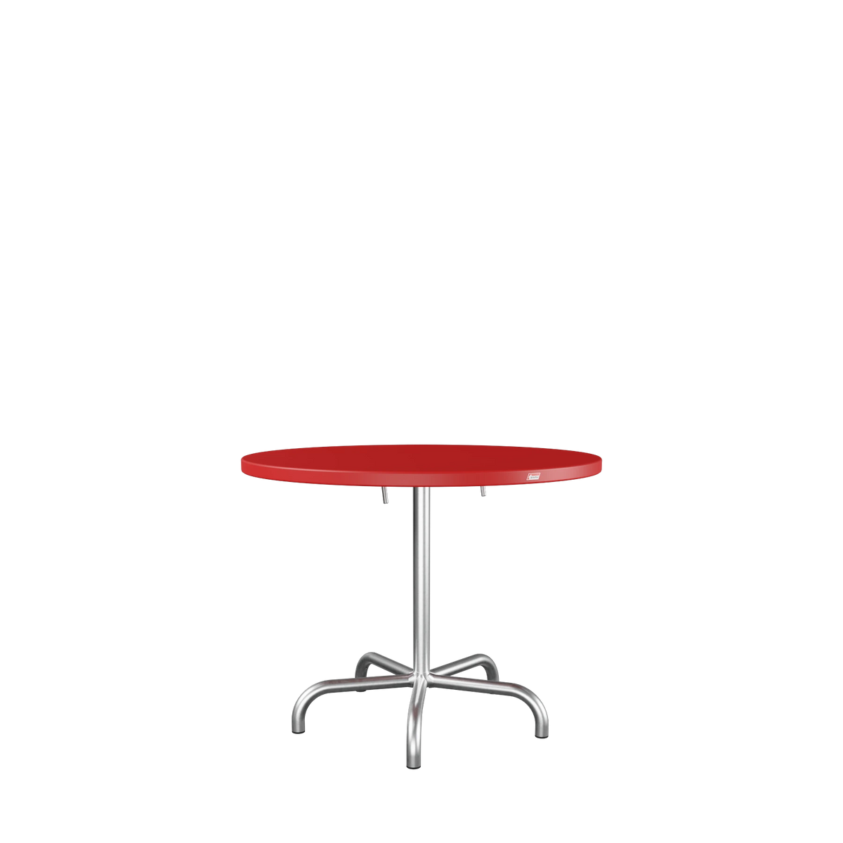 Schaffner Säntis Metalltisch ø92 feuerverzinkt Rot