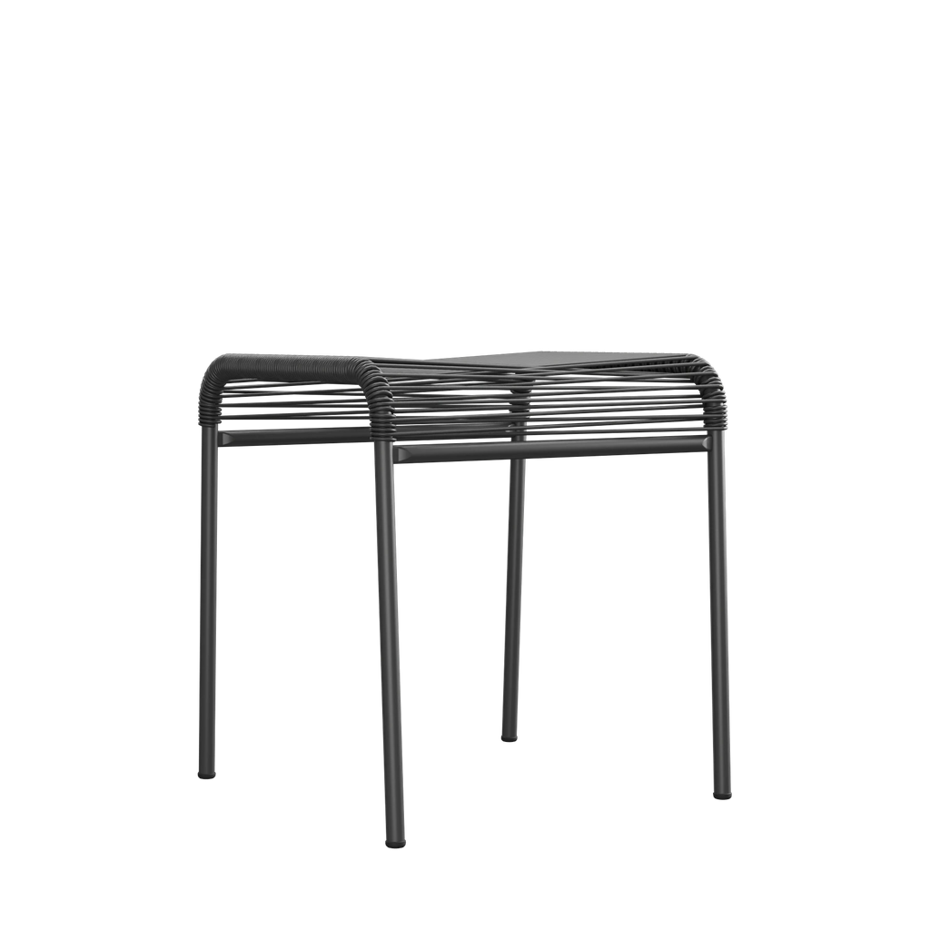 Schaffner Säntis Spaghetti-1er-Hocker beschichtet Anthrazit