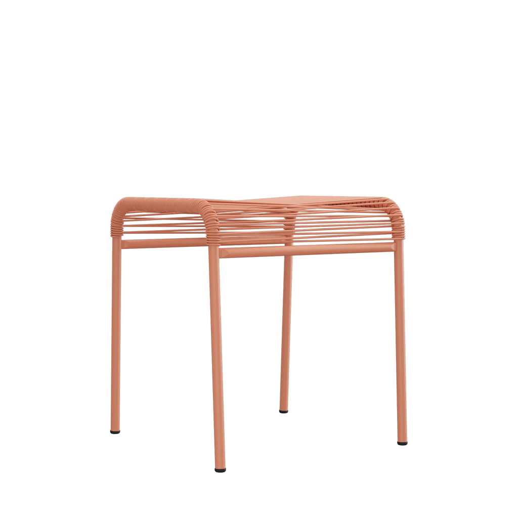 Schaffner Säntis Spaghetti-1er-Hocker beschichtet Terracotta