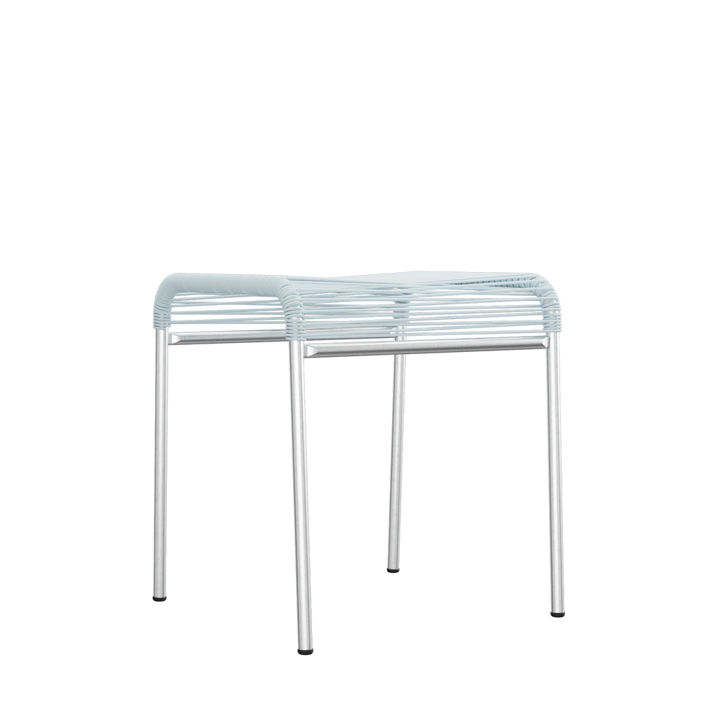 Schaffner Säntis Spaghetti-1er-Hocker feuerverzinkt Pastellblau