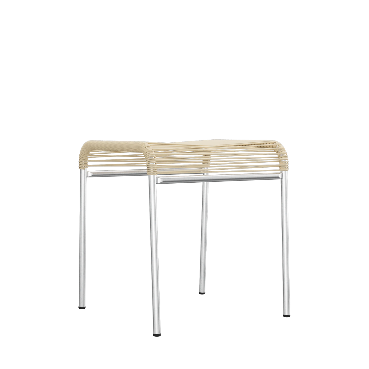 Schaffner Säntis Spaghetti-1er-Hocker feuerverzinkt Pastellbraun