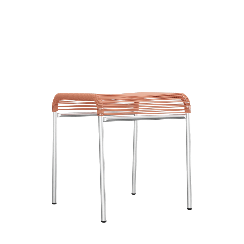 Schaffner Säntis Spaghetti-1er-Hocker feuerverzinkt Terracotta
