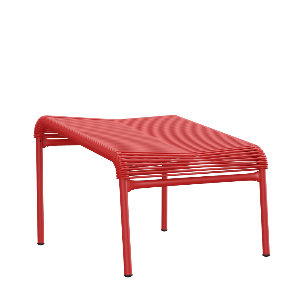 Schaffner Säntis Spaghetti-Fusshocker beschichtet Rot