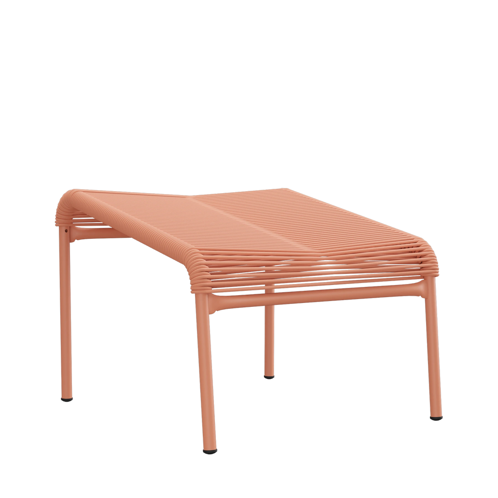 Schaffner Säntis Spaghetti-Fusshocker beschichtet Terracotta