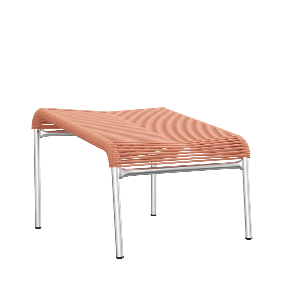 Schaffner Säntis Spaghetti-Fusshocker feuerverzinkt Terracotta