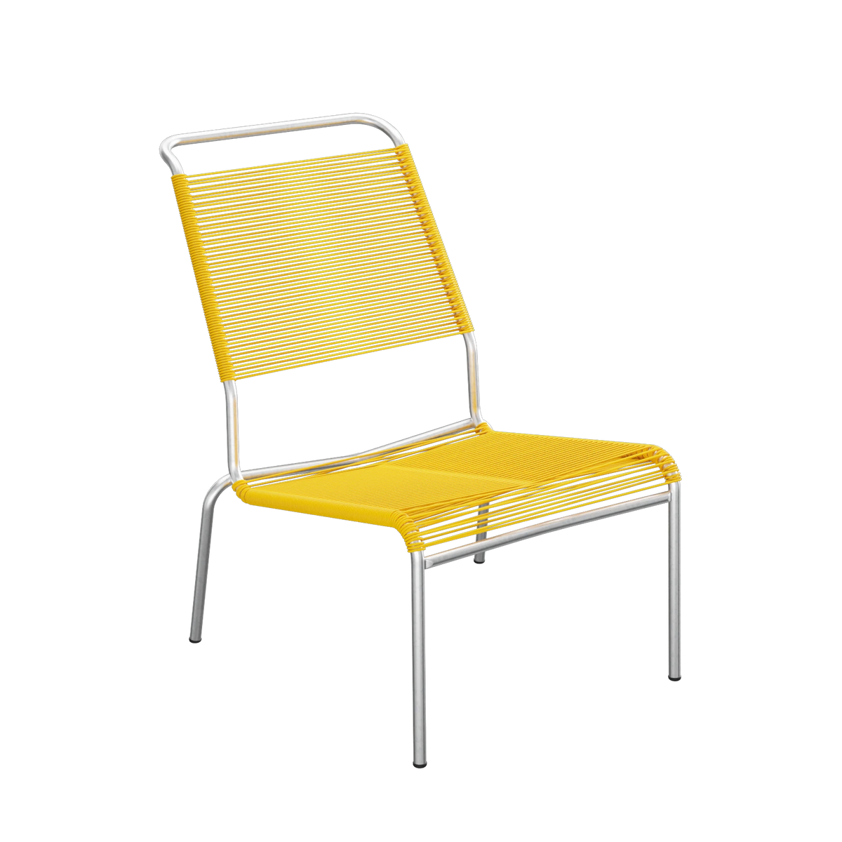 Schaffner Säntis Spaghetti-Lounger Hochlehner ohne Armlehne feuerverzinkt Gelb