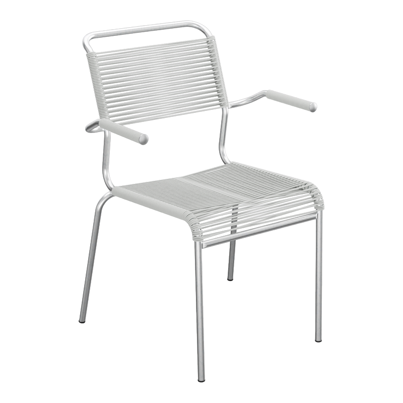 Schaffner Säntis Spaghetti Stuhl m. A. – beschichtet Anthrazit
