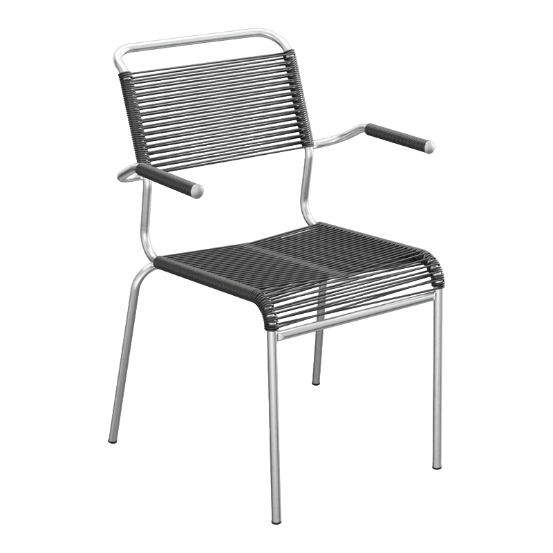 Schaffner Säntis Spaghetti Stuhl m. A. – beschichtet Weiss