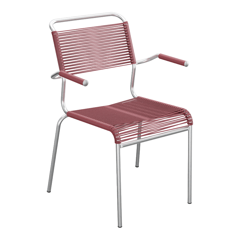 Schaffner Säntis Spaghetti Stuhl m. A. – beschichtet Pastellsand