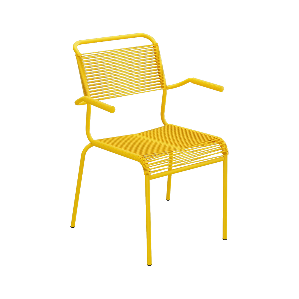 Schaffner Säntis Spaghetti-Stuhl mit Armlehne