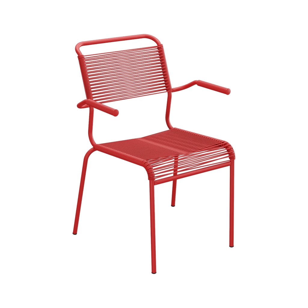 Schaffner Säntis Spaghetti-Stuhl mit Armlehne
