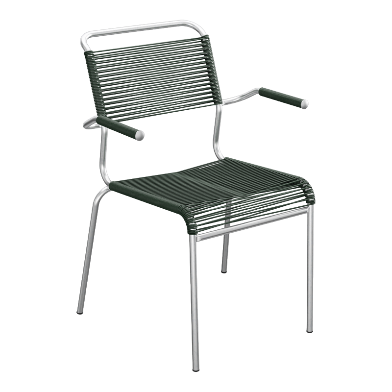 Schaffner Säntis Spaghetti Stuhl m. A. – beschichtet Bordeaux