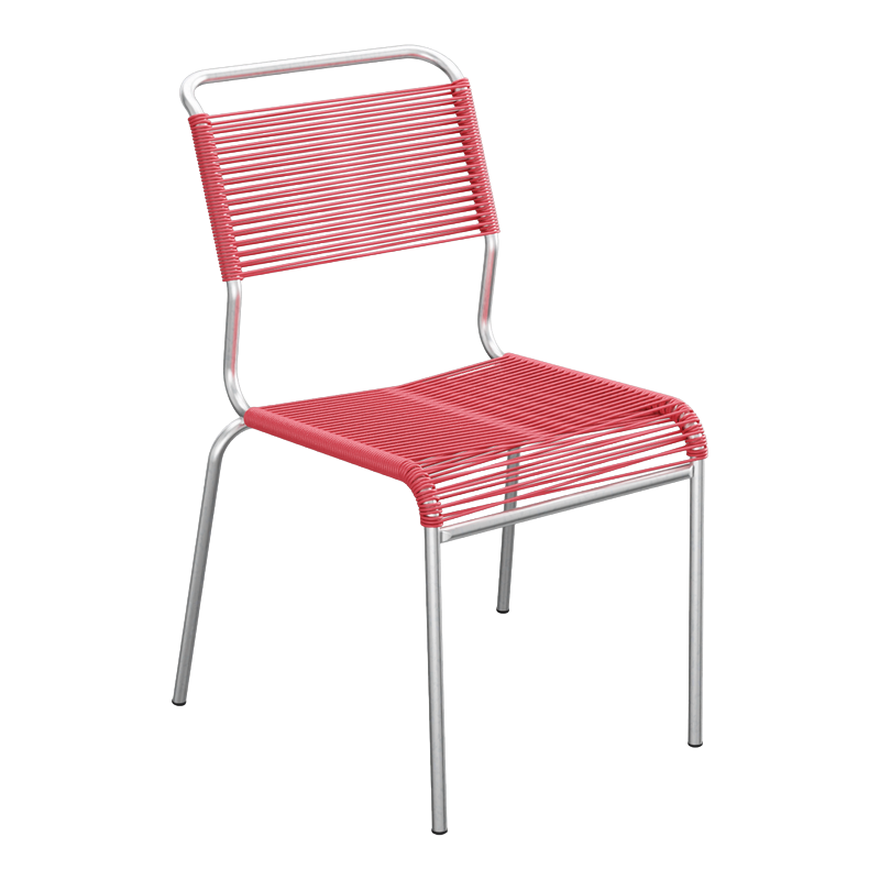 Schaffner Säntis Spaghetti Stuhl o.A. – beschichtet Pastellblau