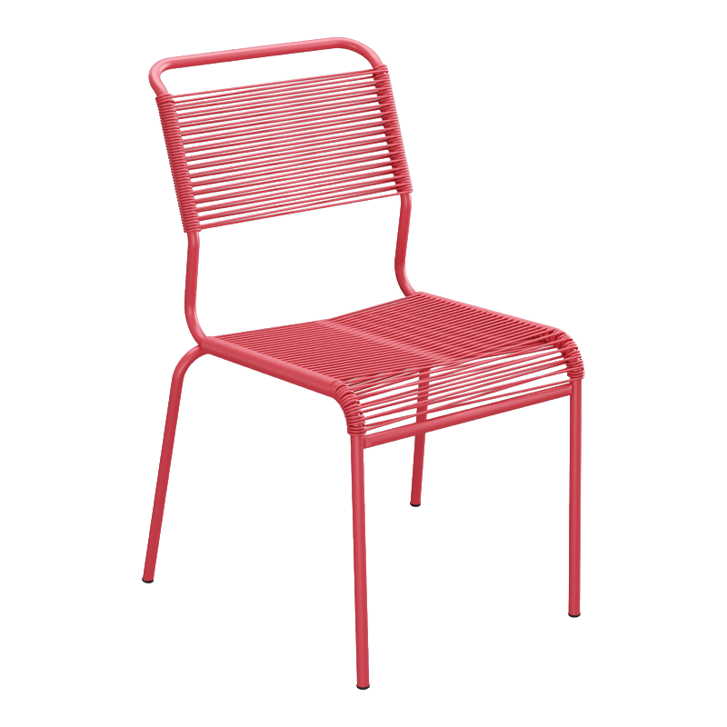 Schaffner Säntis Spaghetti Stuhl o.A. – feuerverzinkt Pastellblau