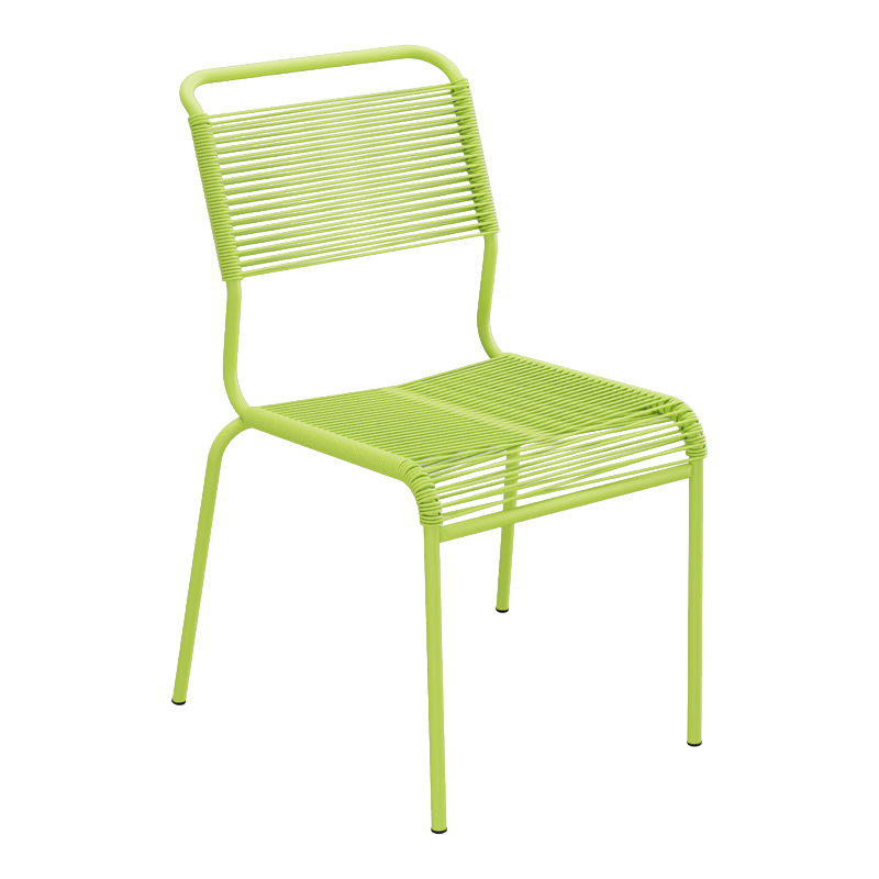 Schaffner Säntis Spaghetti Stuhl o.A. – feuerverzinkt Terracotta