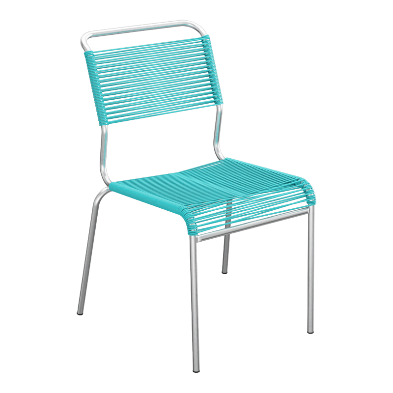 Schaffner Säntis Spaghetti Stuhl o.A. – beschichtet Terracotta