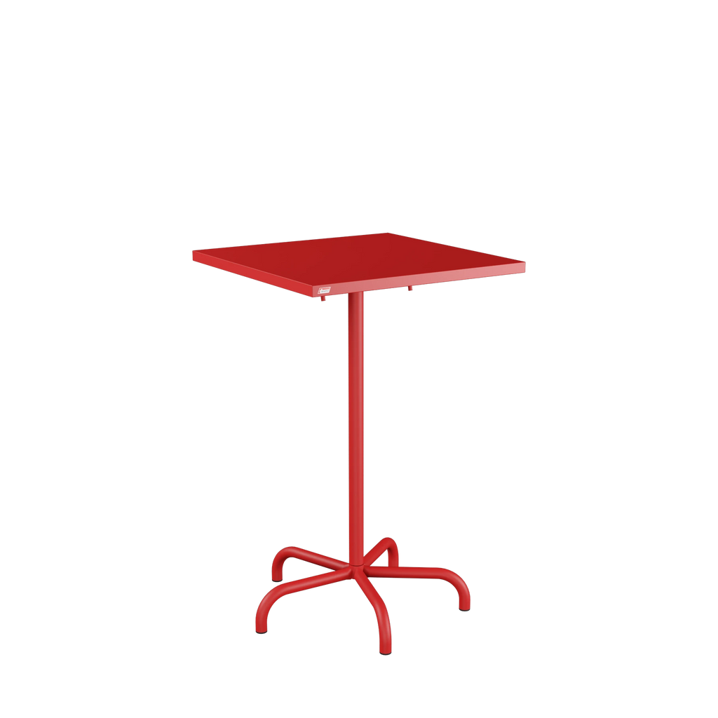 Schaffner Säntis Stehtisch 70x70 beschichtet Rot