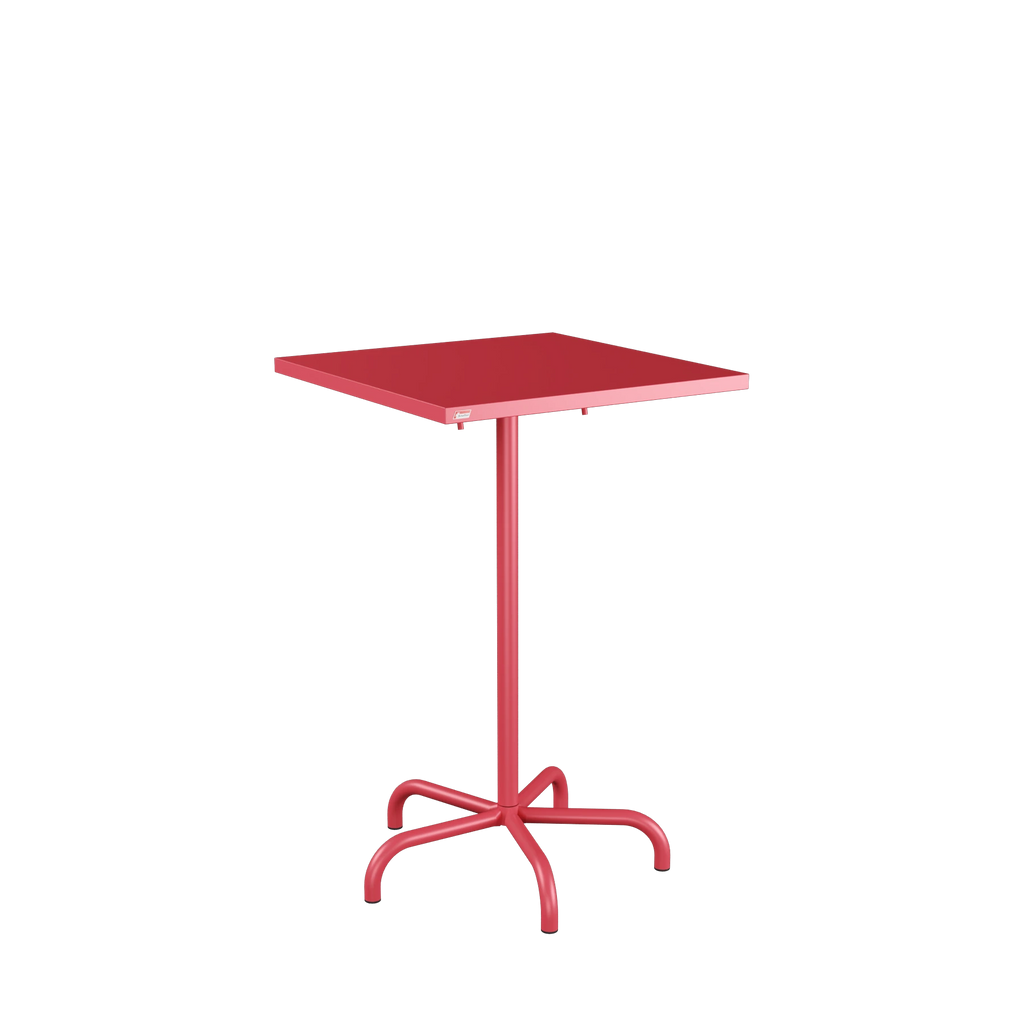 Schaffner Säntis Stehtisch 70x70 beschichtet Ahornrot