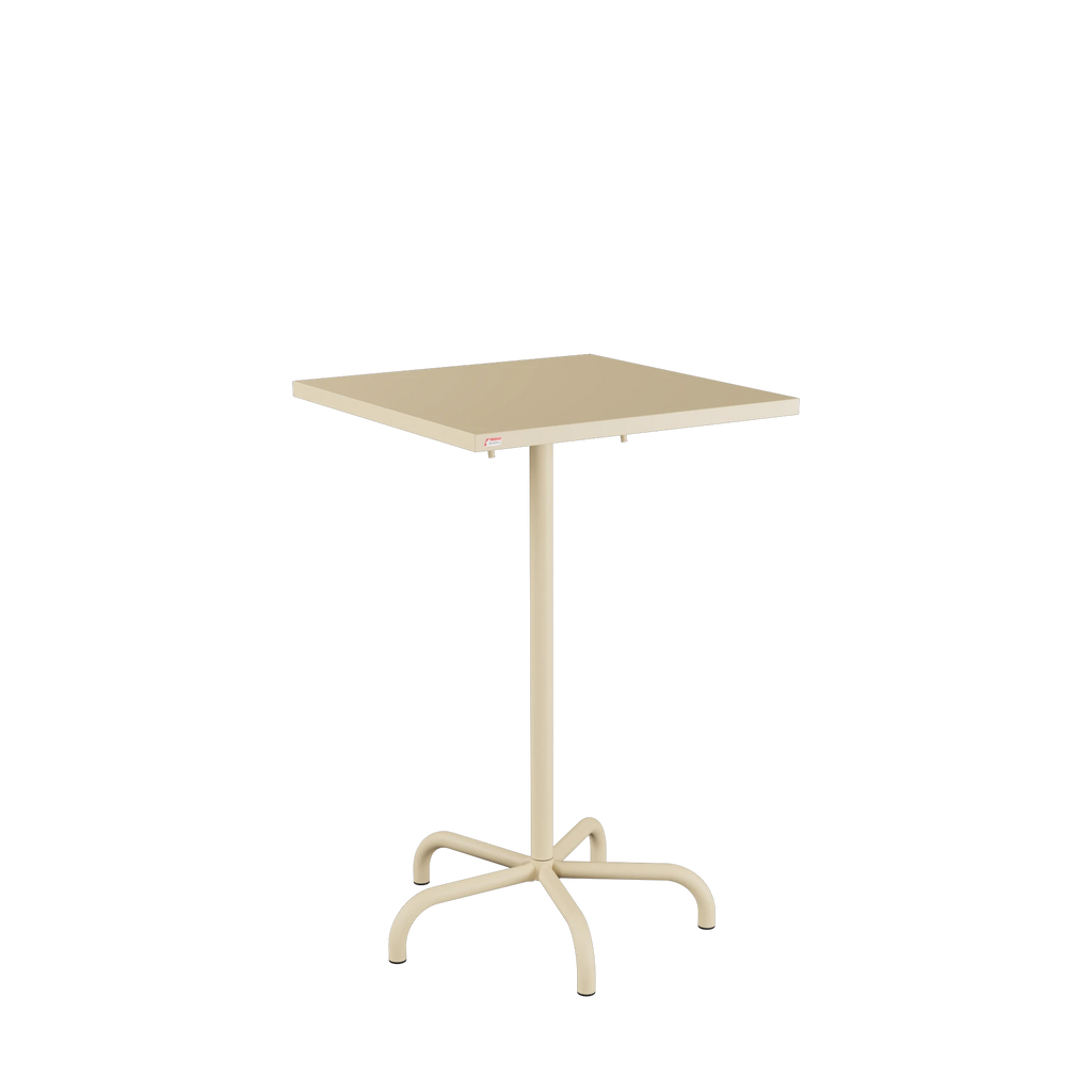 Schaffner Säntis Stehtisch 70x70 beschichtet Pastellbraun