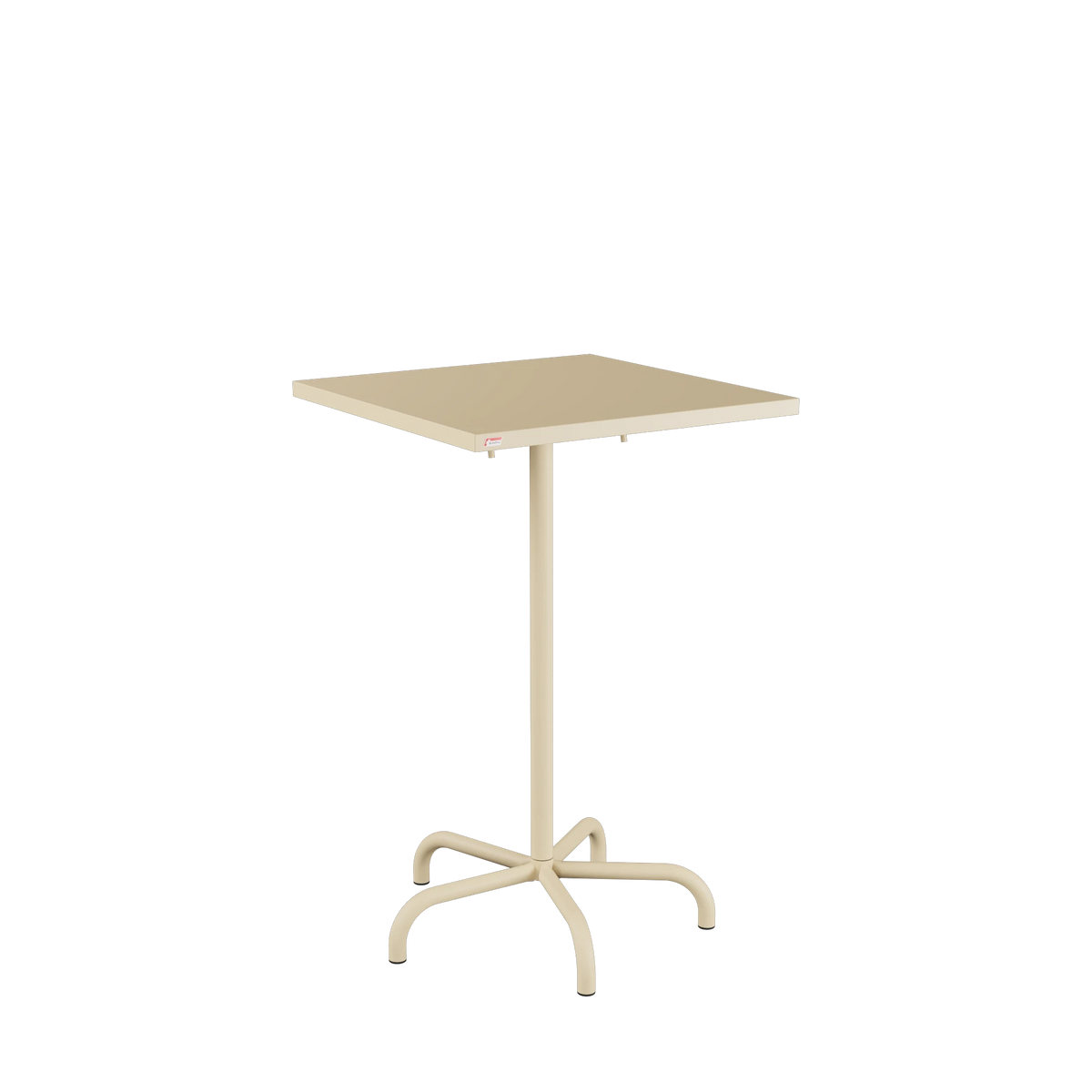 Schaffner Säntis Stehtisch 70x70 beschichtet Pastellbraun