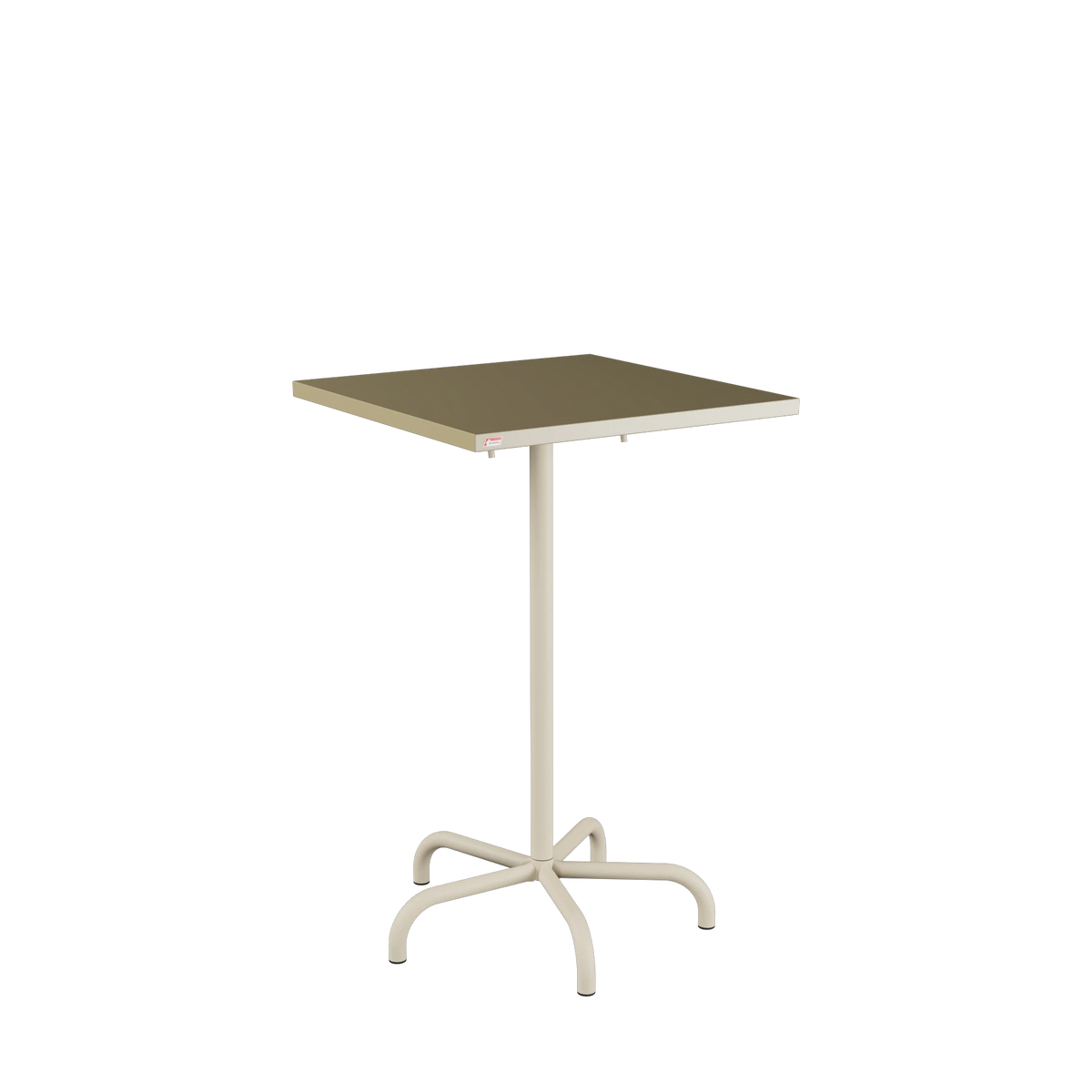 Schaffner Säntis Stehtisch 70x70 beschichtet Champagner