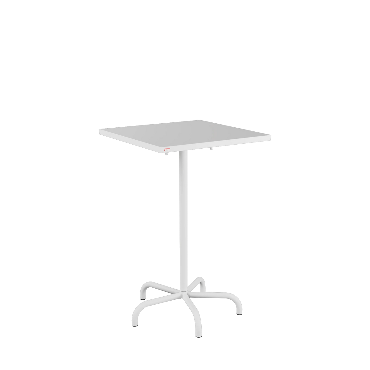 Schaffner Säntis Stehtisch 70x70 beschichtet Weiss