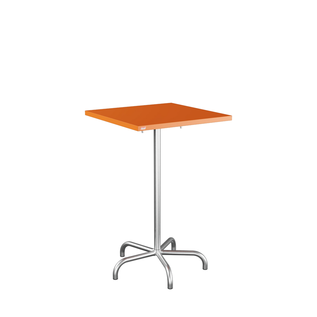Schaffner Säntis Stehtisch 70x70 feuerverzinkt Orange