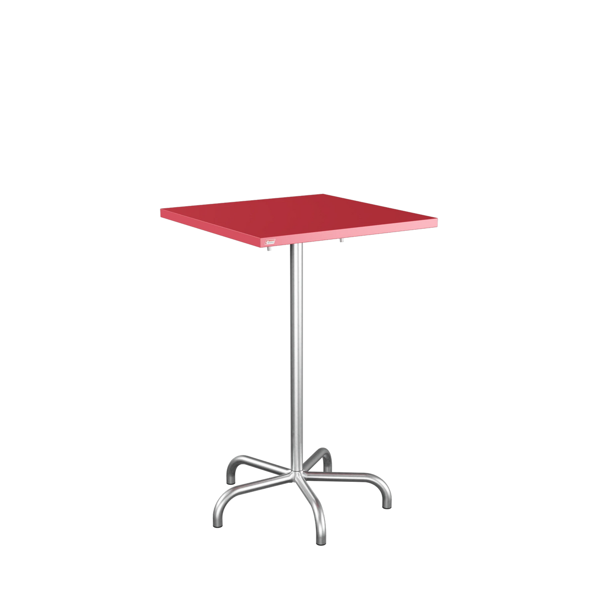 Schaffner Säntis Stehtisch 70x70 feuerverzinkt Ahornrot