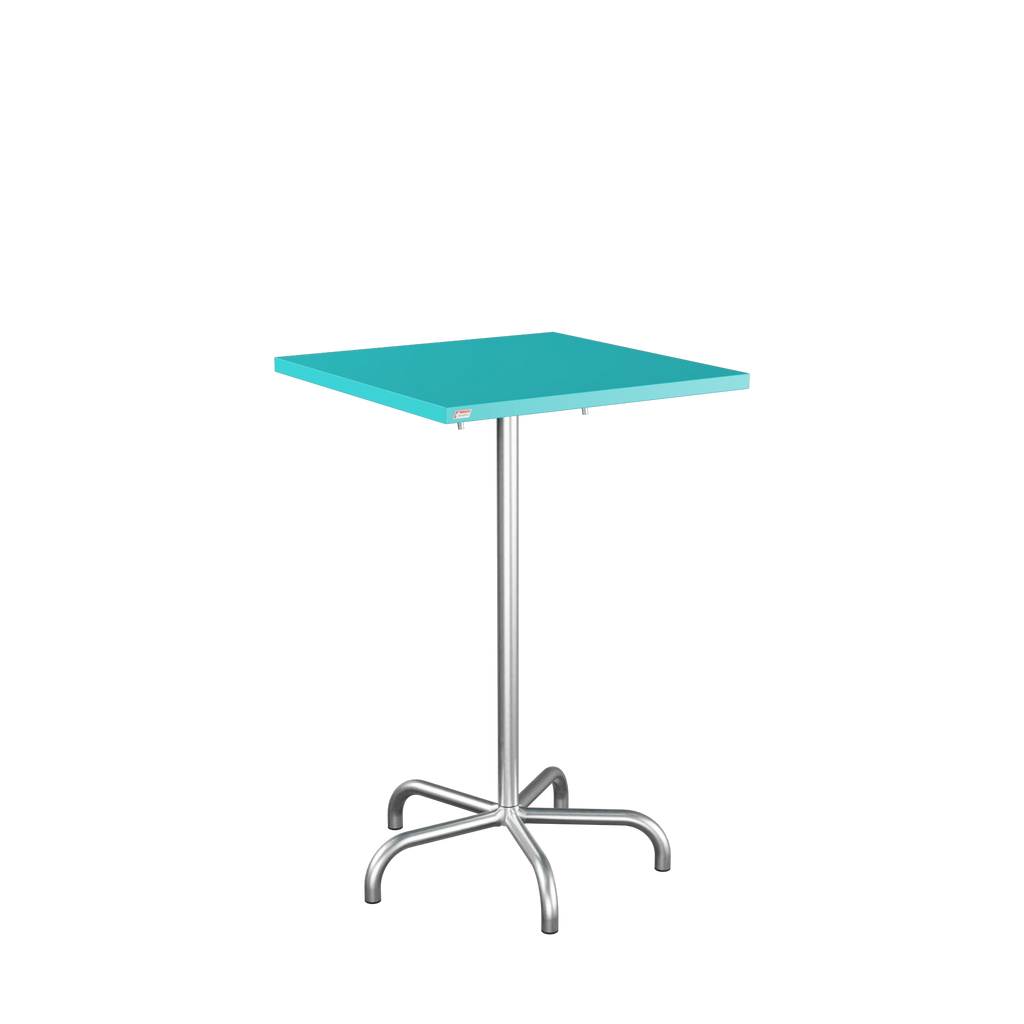 Schaffner Säntis Stehtisch 70x70 feuerverzinkt Türkis