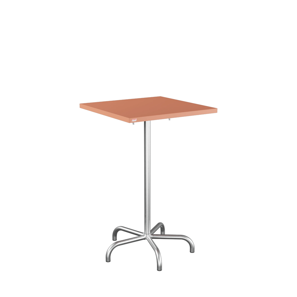 Schaffner Säntis Stehtisch 70x70 feuerverzinkt Terracotta