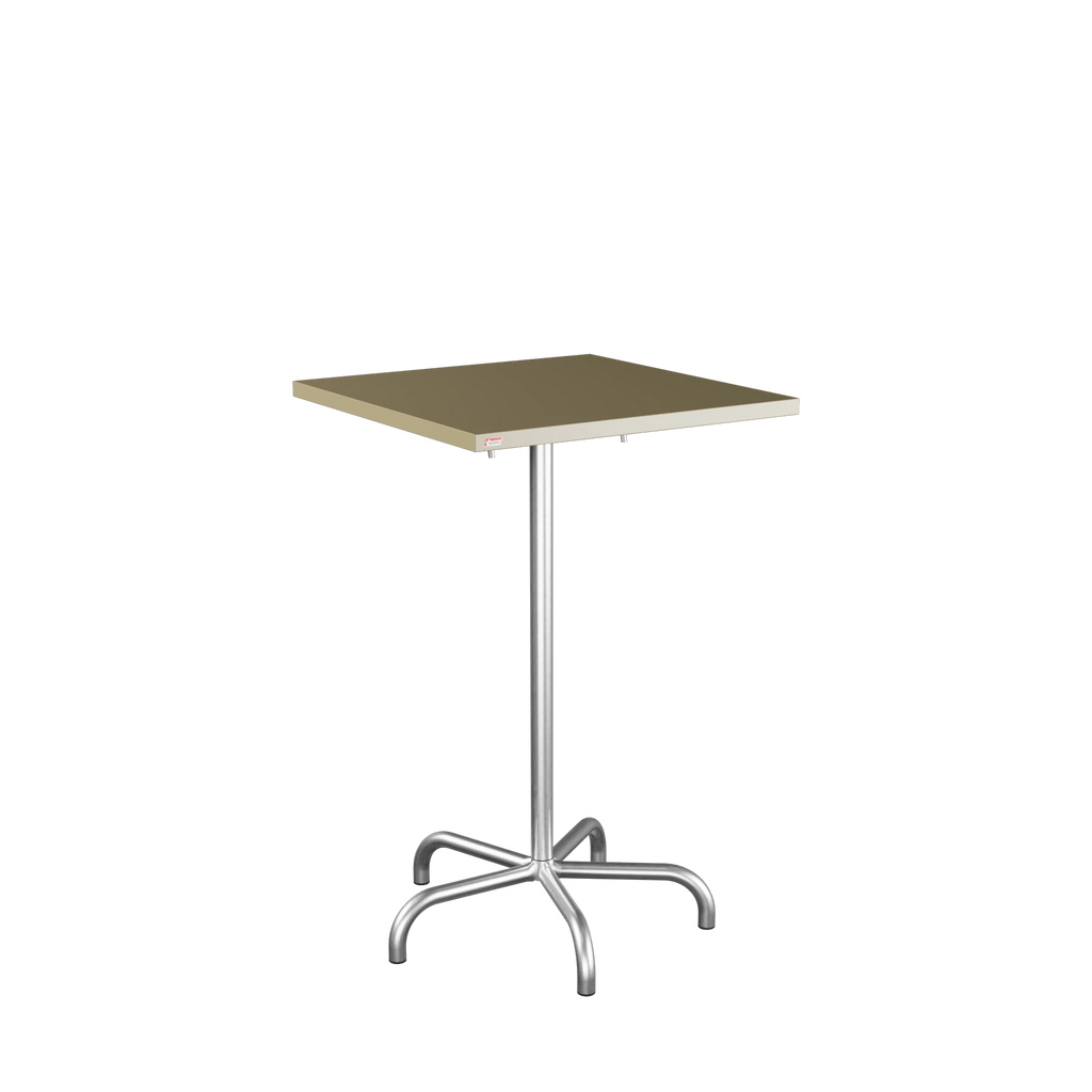 Schaffner Säntis Stehtisch 70x70 feuerverzinkt Champagner
