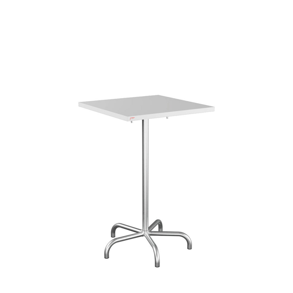 Schaffner Säntis Stehtisch 70x70 feuerverzinkt Weiss