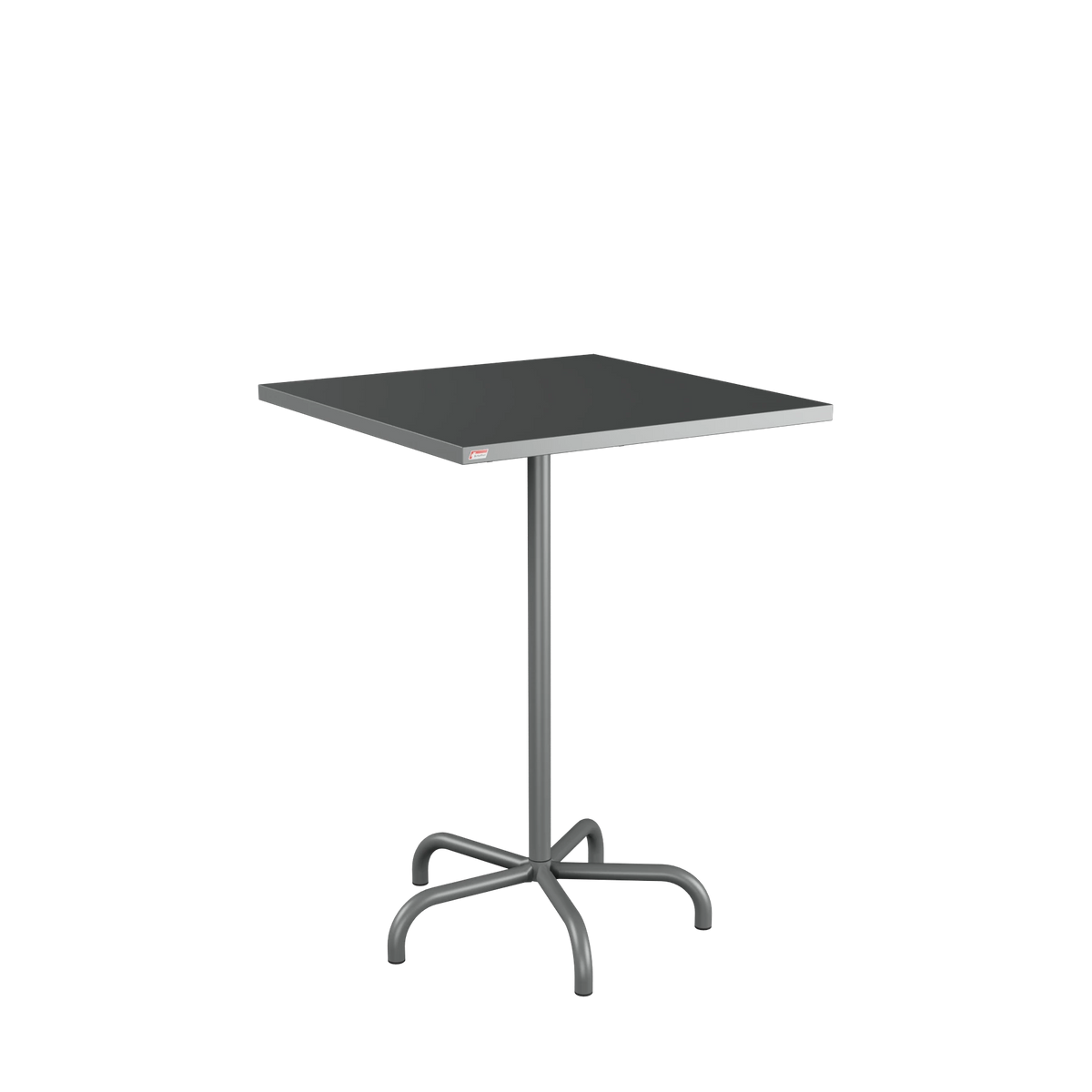 Schaffner Säntis Stehtisch 80x80 beschichtet Graphit