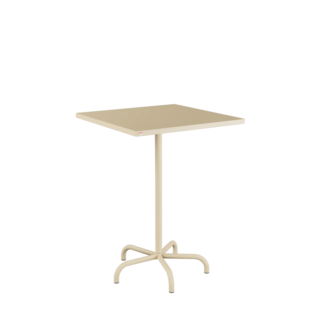 Schaffner Säntis Stehtisch 80x80 beschichtet Pastellbraun