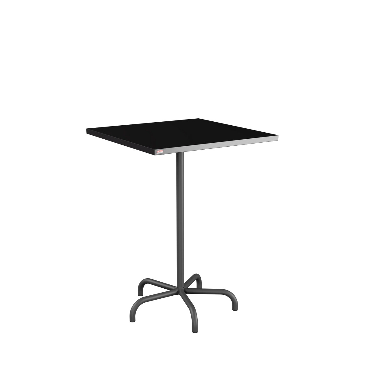 Schaffner Säntis Stehtisch 80x80 beschichtet Schwarz