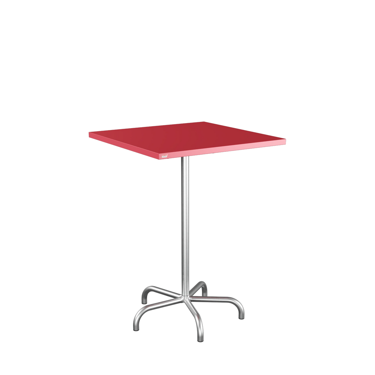Schaffner Säntis Stehtisch 80x80 feuerverzinkt Ahornrot