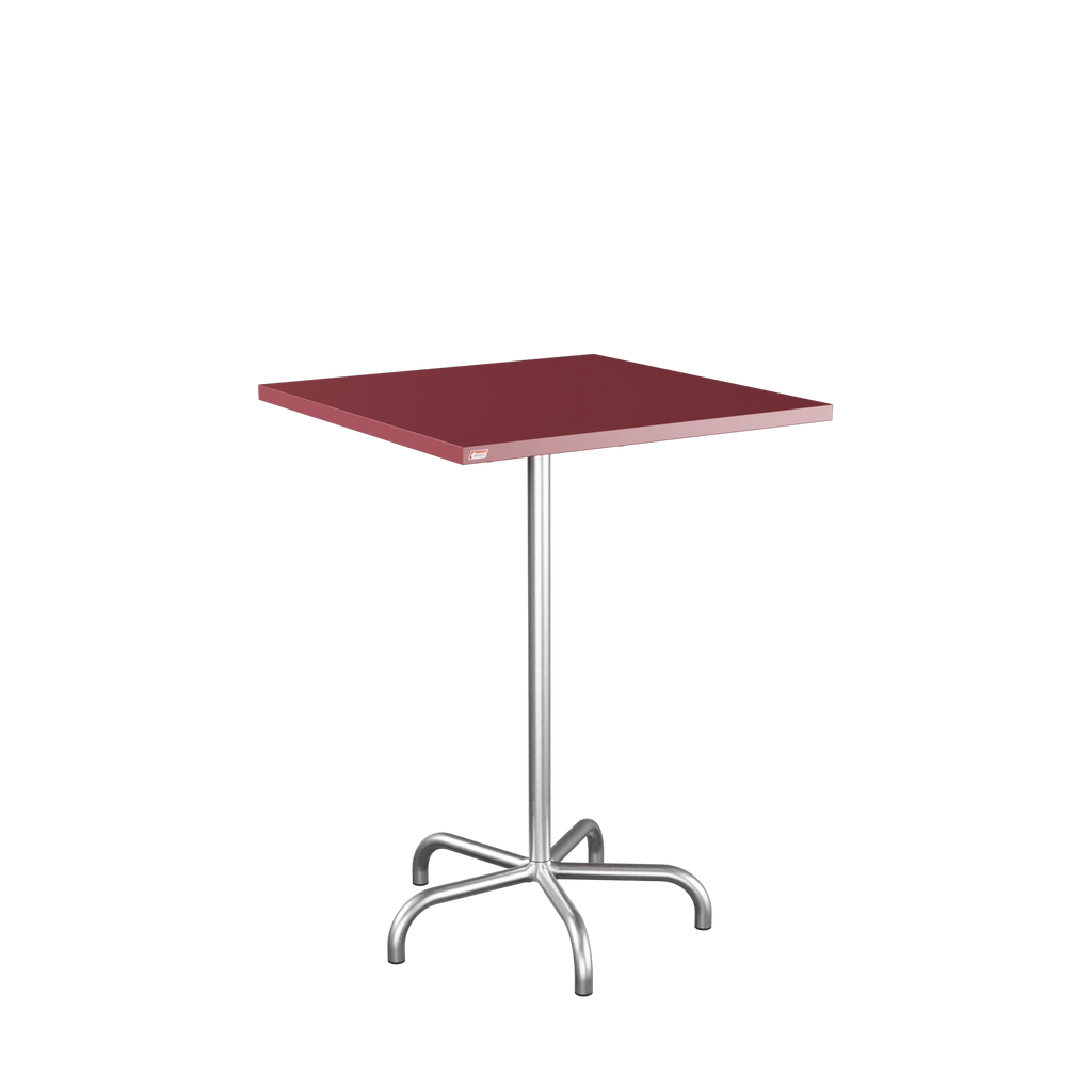 Schaffner Säntis Stehtisch 80x80 feuerverzinkt Bordeaux