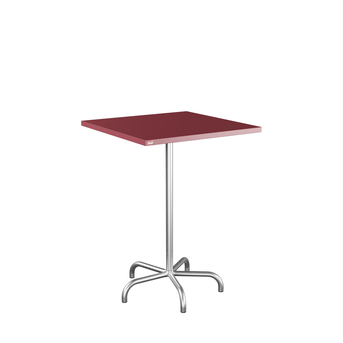 Schaffner Säntis Stehtisch 80x80 feuerverzinkt Bordeaux